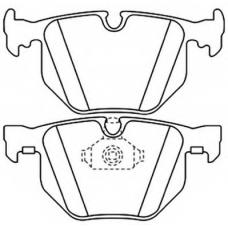 AKD-0228 ASVA Комплект тормозных колодок, дисковый тормоз