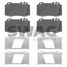 10 91 6481 SWAG Комплект тормозных колодок, дисковый тормоз