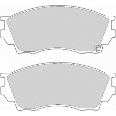FD6829A NECTO Комплект тормозных колодок, дисковый тормоз