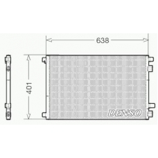 DCN23012 DENSO Конденсатор, кондиционер