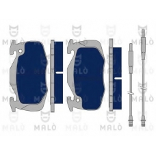 1050147 Malo Комплект тормозных колодок, дисковый тормоз