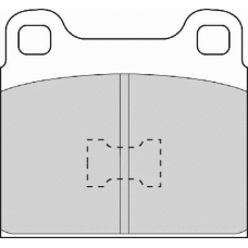 FD451A NECTO Комплект тормозных колодок, дисковый тормоз