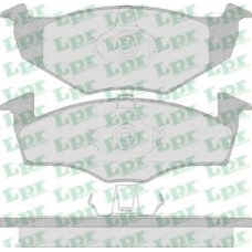 05P638 LPR Комплект тормозных колодок, дисковый тормоз