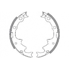 33559 SPIDAN Комплект тормозных колодок