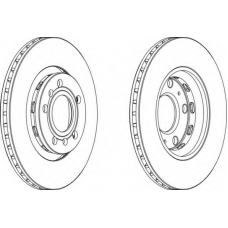 DDF1526C FERODO Тормозной диск