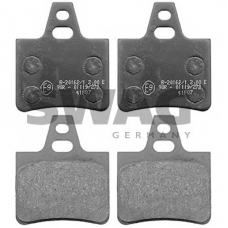 64 11 6040 SWAG Комплект тормозных колодок, дисковый тормоз