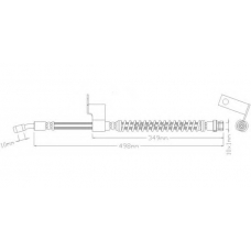 3757 REMKAFLEX Тормозной шланг