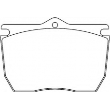 2901601 TEXTAR Комплект тормозных колодок, дисковый тормоз