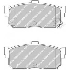 FDB1104 FERODO Комплект тормозных колодок, дисковый тормоз