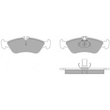 FBP-1035 FREMAX Комплект тормозных колодок, дисковый тормоз