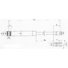 50 14 95-95 JOHNS Газовая пружина, крышка багажник