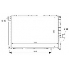 QER1520 QUINTON HAZELL Радиатор, охлаждение двигателя