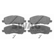 80 91 6741 SWAG Комплект тормозных колодок, дисковый тормоз