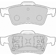 FD7026A NECTO Комплект тормозных колодок, дисковый тормоз
