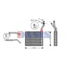 096007N AKS DASIS Теплообменник, отопление салона