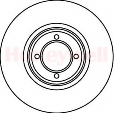 561061B BENDIX Тормозной диск