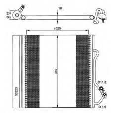 35720 NRF Конденсатор, кондиционер