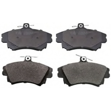 B110814 DENCKERMANN Комплект тормозных колодок, дисковый тормоз