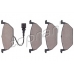 108 504 TOPRAN Комплект тормозных колодок, дисковый тормоз