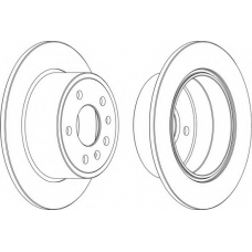 DDF561-1 FERODO Тормозной диск