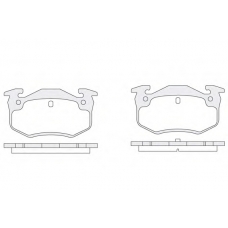 1850.0058179 KSM-KOSHIMO Комплект тормозных колодок, дисковый тормоз
