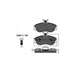 31746 SPIDAN Комплект тормозных колодок, дисковый тормоз