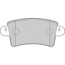 DBP351453 DURON Комплект тормозных колодок, дисковый тормоз