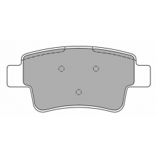 FBP-1440 FREMAX Комплект тормозных колодок, дисковый тормоз