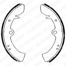 LS1534 DELPHI Комплект тормозных колодок