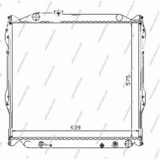 T156A121 NPS Радиатор, охлаждение двигателя