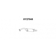 HY27048 VENEPORTE Глушитель выхлопных газов конечный