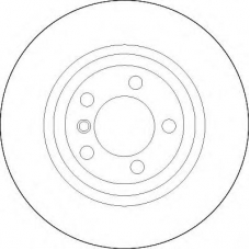 DF4166 TRW Тормозной диск