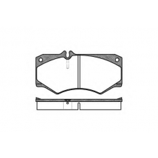 P1473.30 WOKING Комплект тормозных колодок, дисковый тормоз