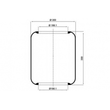 084.009-10A PE Automotive Кожух пневматической рессоры
