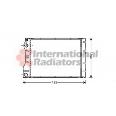 43002293 VAN WEZEL Радиатор, охлаждение двигателя