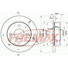 BD-4105 FREMAX Тормозной диск