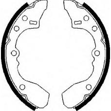 BS736 QUINTON HAZELL Комплект тормозных колодок