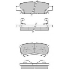 FBP-1670 FREMAX Комплект тормозных колодок, дисковый тормоз