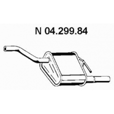 04.299.84 EBERSPACHER Глушитель выхлопных газов конечный