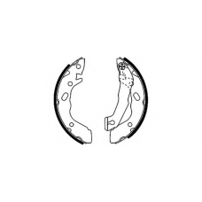 8DB 355 001-951 HELLA Комплект тормозных колодок