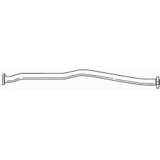 70204 SIGAM Труба выхлопного газа