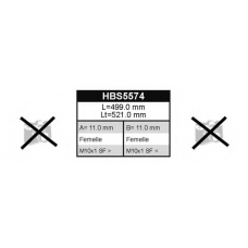 HBS5574 QUINTON HAZELL Тормозной шланг