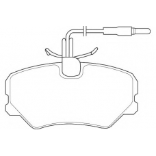 WBP21209A WAGNER LOCKHEED Комплект тормозных колодок, дисковый тормоз