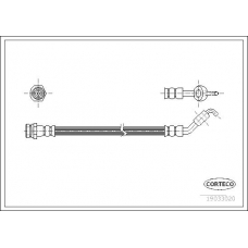 19033020 CORTECO Тормозной шланг