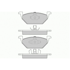 12-0835 E.T.F. Комплект тормозных колодок, дисковый тормоз
