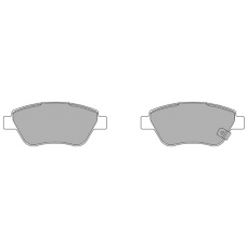 FBP-1218-01 FREMAX Комплект тормозных колодок, дисковый тормоз