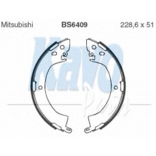 BS-6409 KAVO PARTS Комплект тормозных колодок