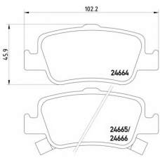 MDB2924 DON Комплект тормозных колодок, дисковый тормоз