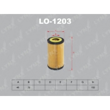 LO-1203 LYNX Фильтр масляный
