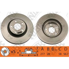 RN1010 NiBK Тормозной диск